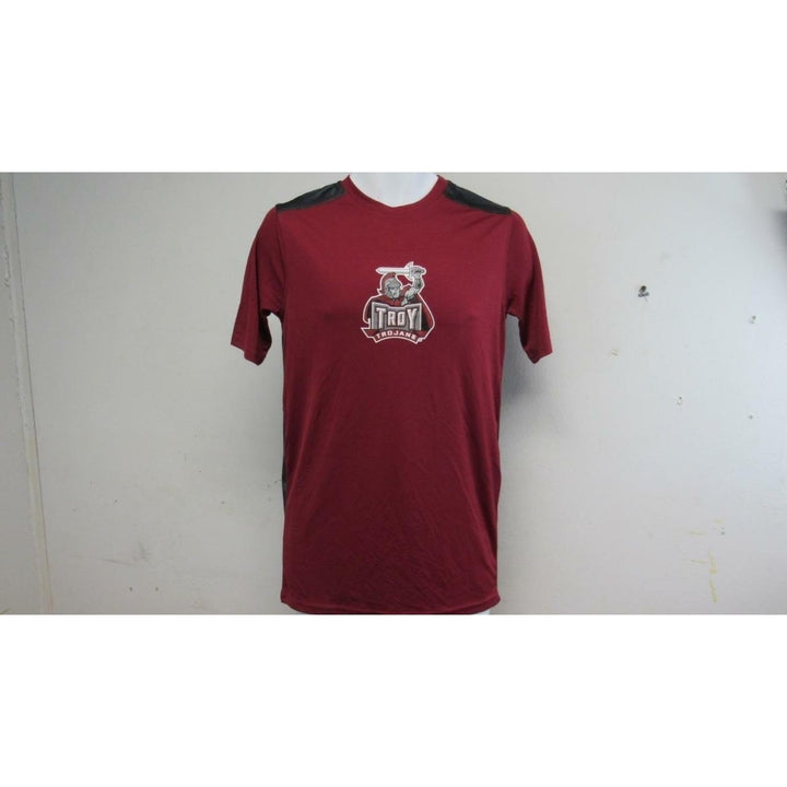 Troy Trojans Womens Size S Small Red Russell Athletic Shirt Image 2