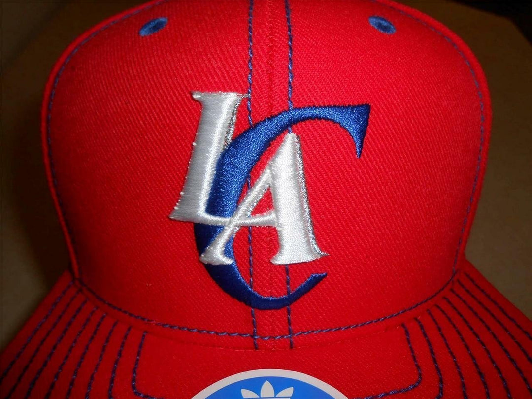 Los Angeles Clippers Mens Adult OSFA Adidas Flat Brim Snapback Cap Hat Image 3