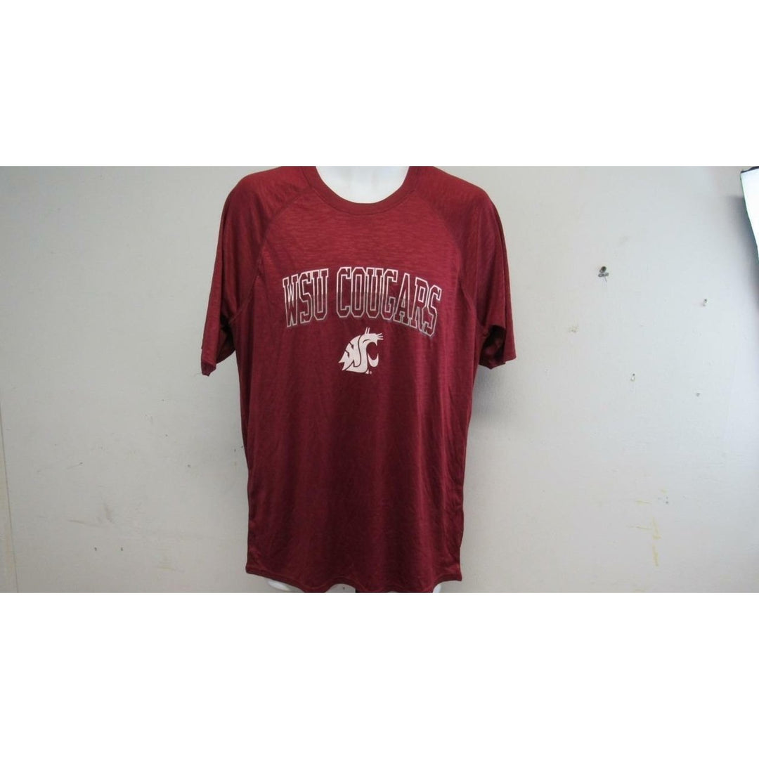 Washington State Cougars Mens Size M Medium Polyester Performance Shirt Image 2