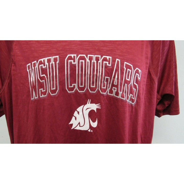 Washington State Cougars Mens Size M Medium Polyester Performance Shirt Image 3