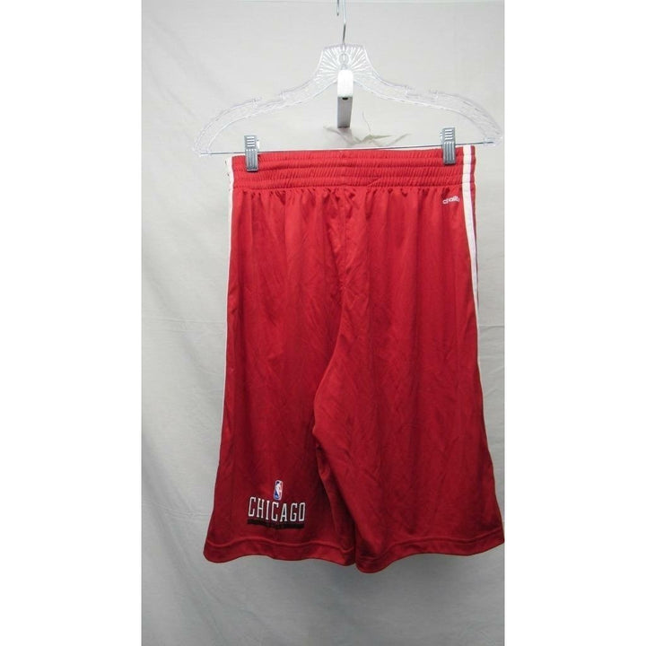 Chicago Bulls Mens Size S Small Adidas Red Basketball Shorts Image 3