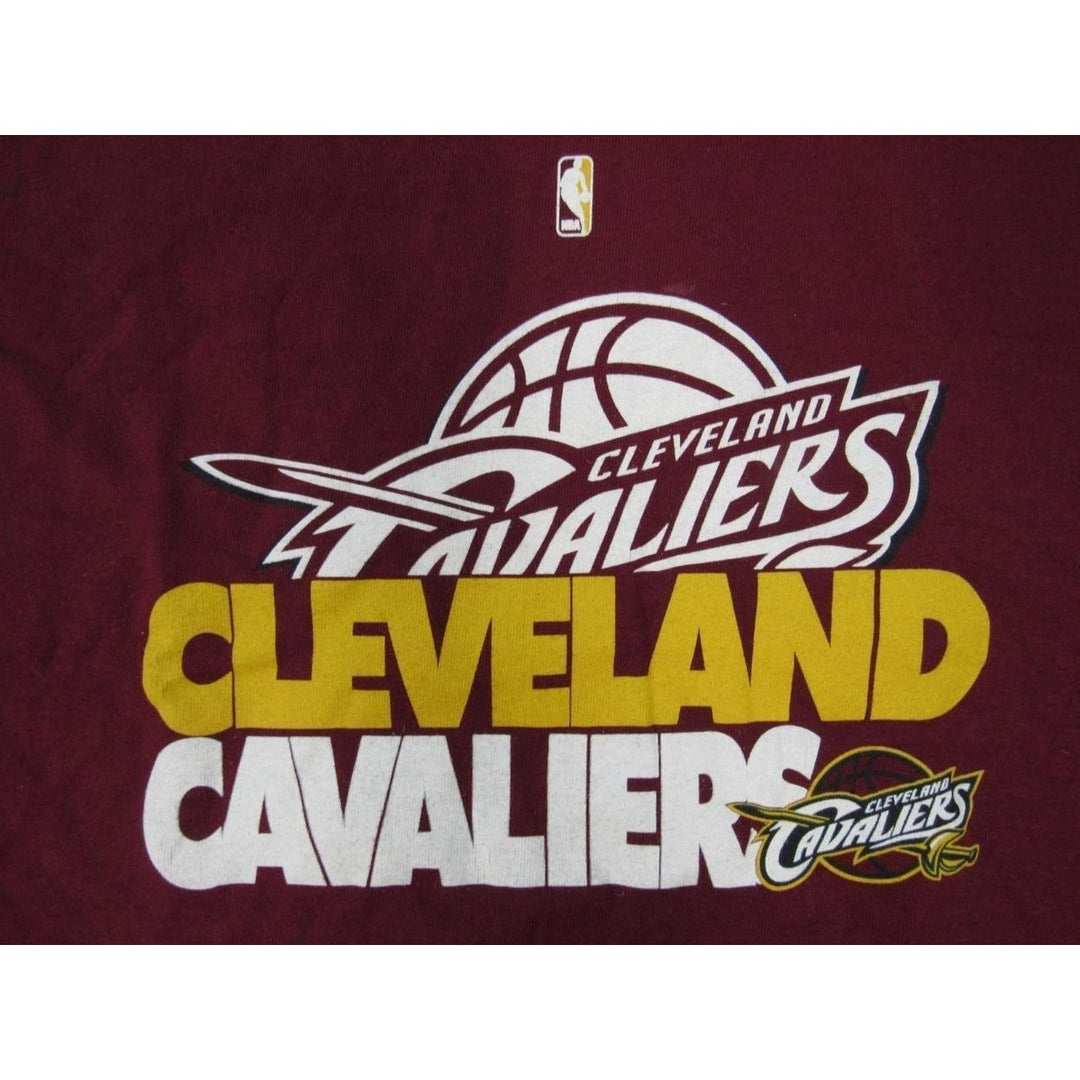 Cleveland Cavaliers Youth Size S Small Maroon Majestic Shirt 18 Image 3