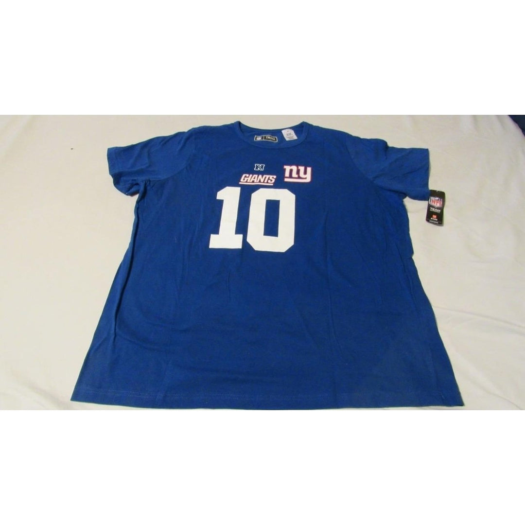 York Giants 10 Eli Manning Womens Plus Size 2X Blue Majestic Shirt Image 4