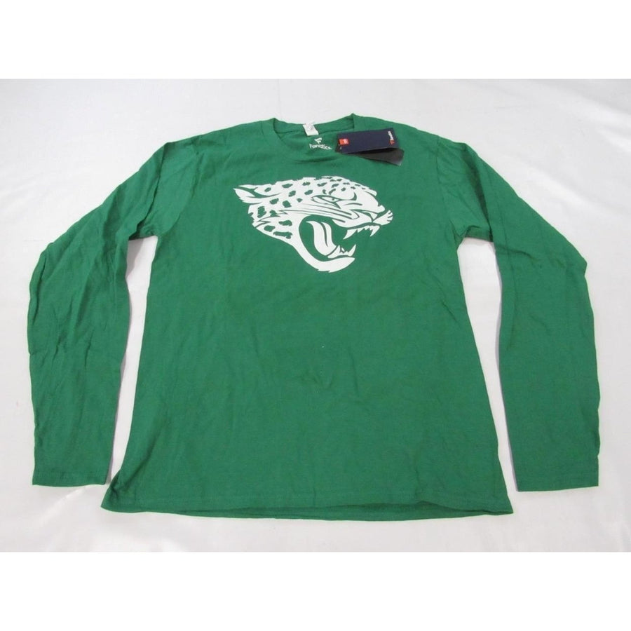 Jacksonville Jaguars Mens Size S Small Green Long Sleeved Shirt Image 1