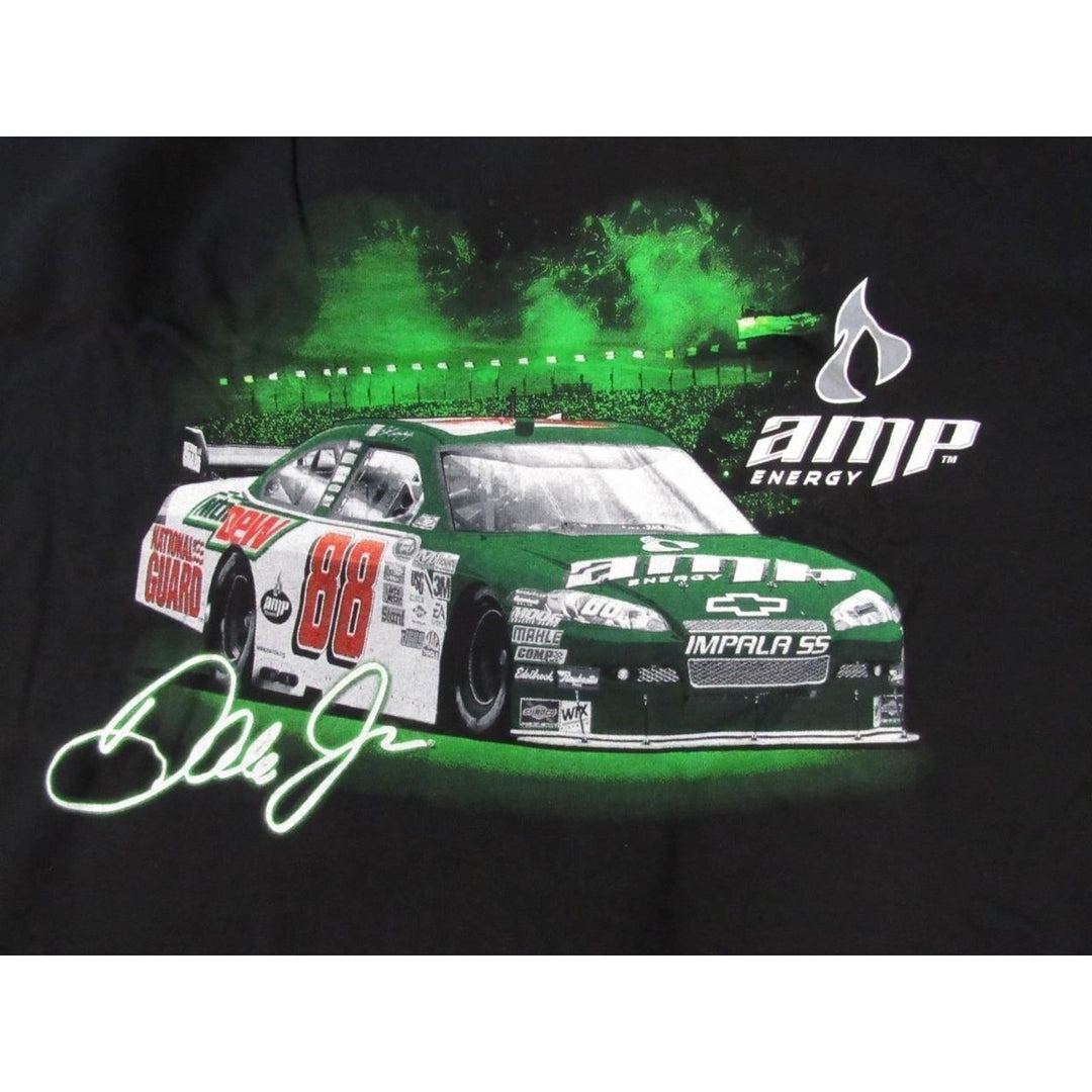 Nascar 88 Dale Earnhardt Jr. Mens Sizes 2XL 2XLarge Black Shirt Image 3