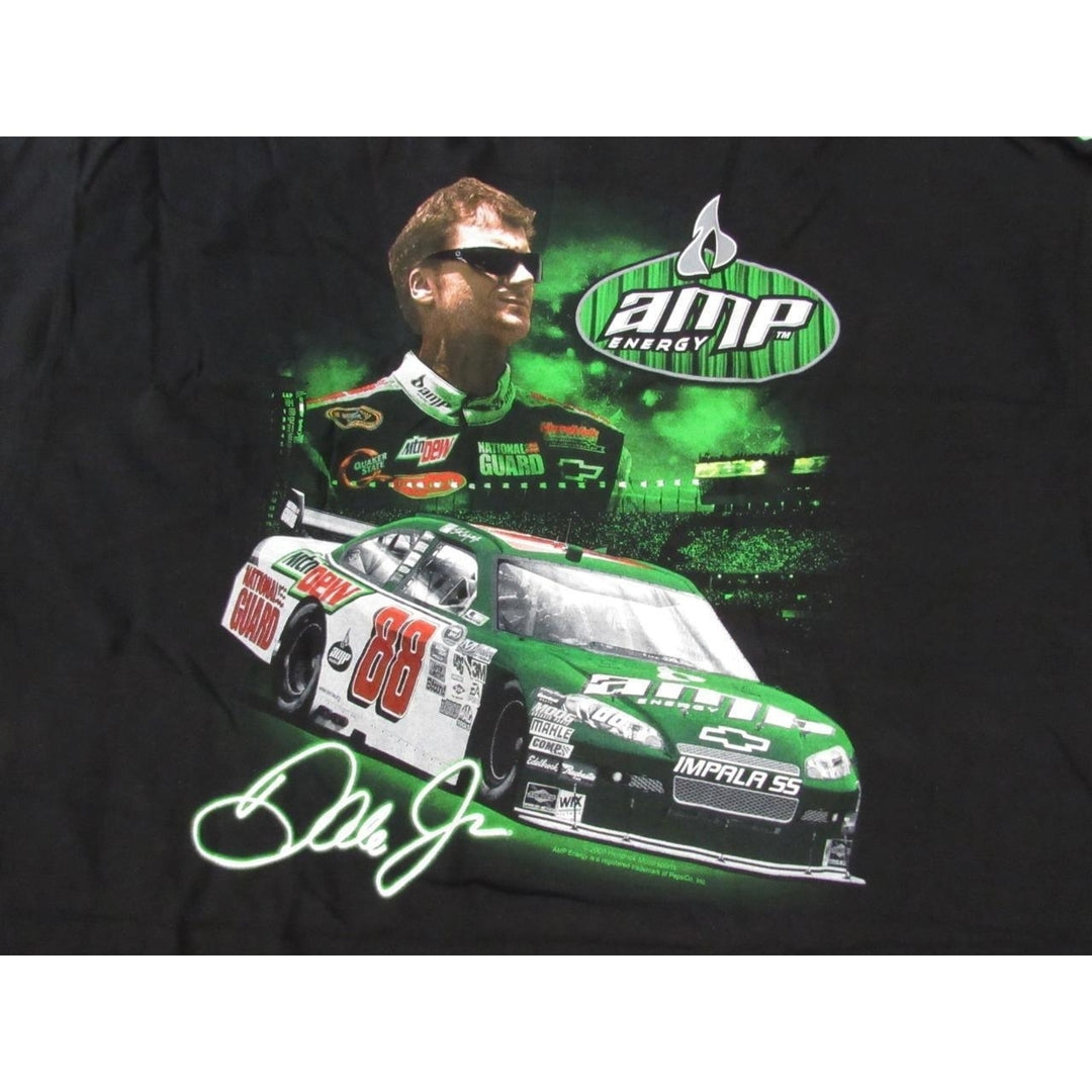 Nascar 88 Dale Earnhardt Jr. Mens Sizes 2XL 2XLarge Black Shirt Image 4