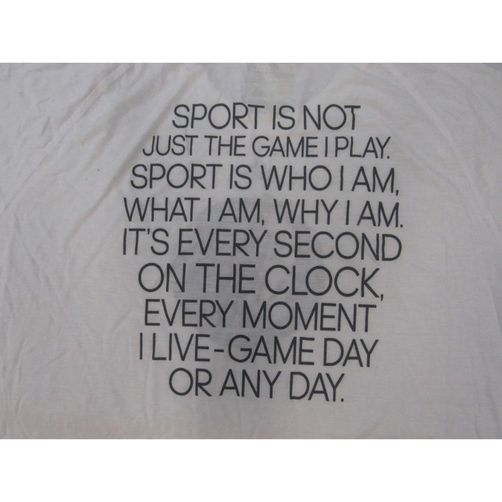 Dallas Mavericks "Sport Is Who I Am" Mens Size 2XL White Adidas Shirt Image 4