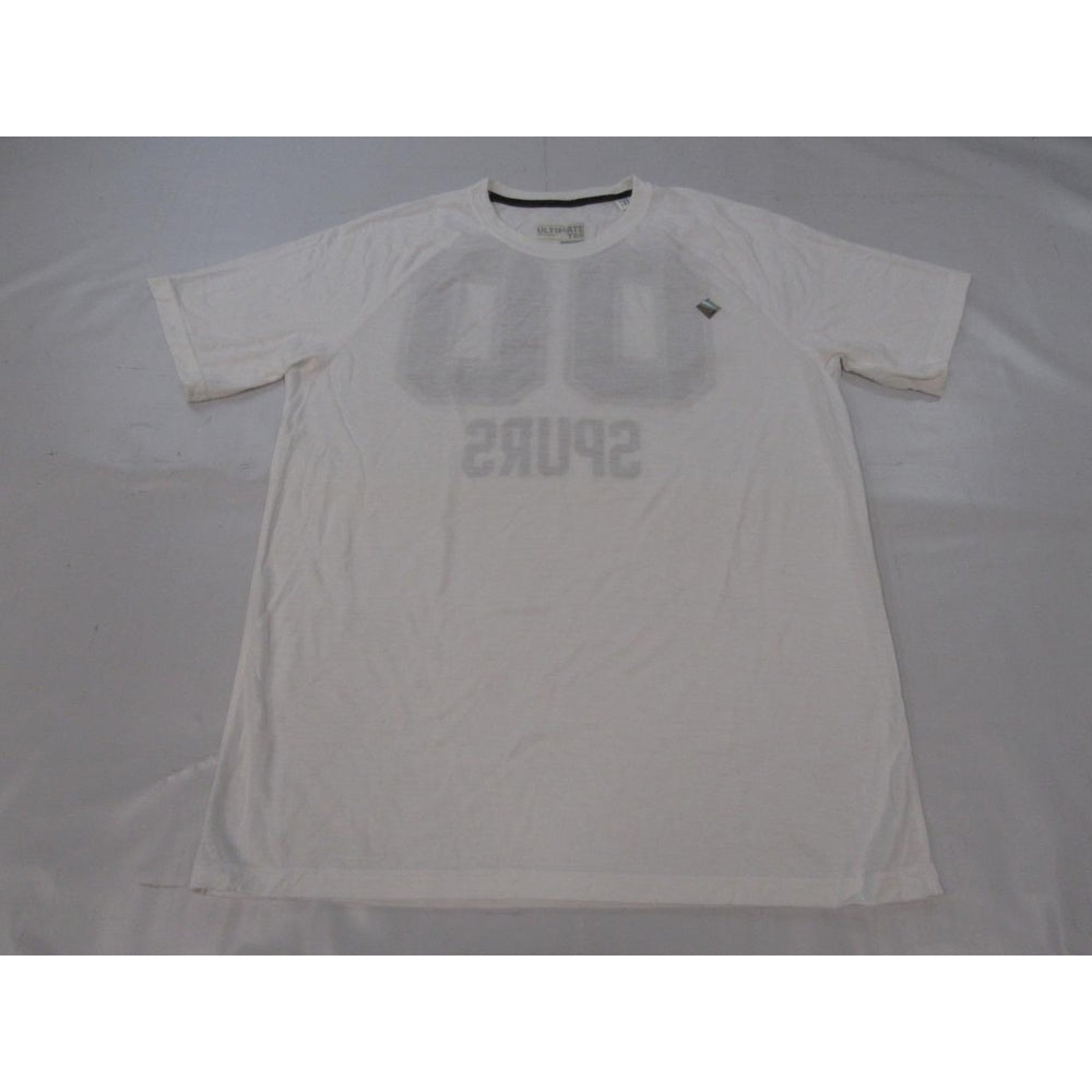 San Antonio Spurs Mens Size L Large Adidas White Ultimate T-Shirt Image 2