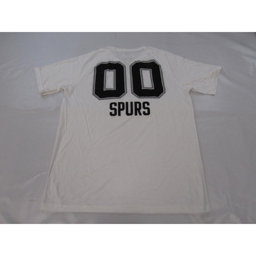 San Antonio Spurs Mens Size L Large Adidas White Ultimate T-Shirt Image 4