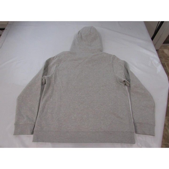 Brooklyn Nets Mens Size XL XLarge Light Gray Hoodie Image 2