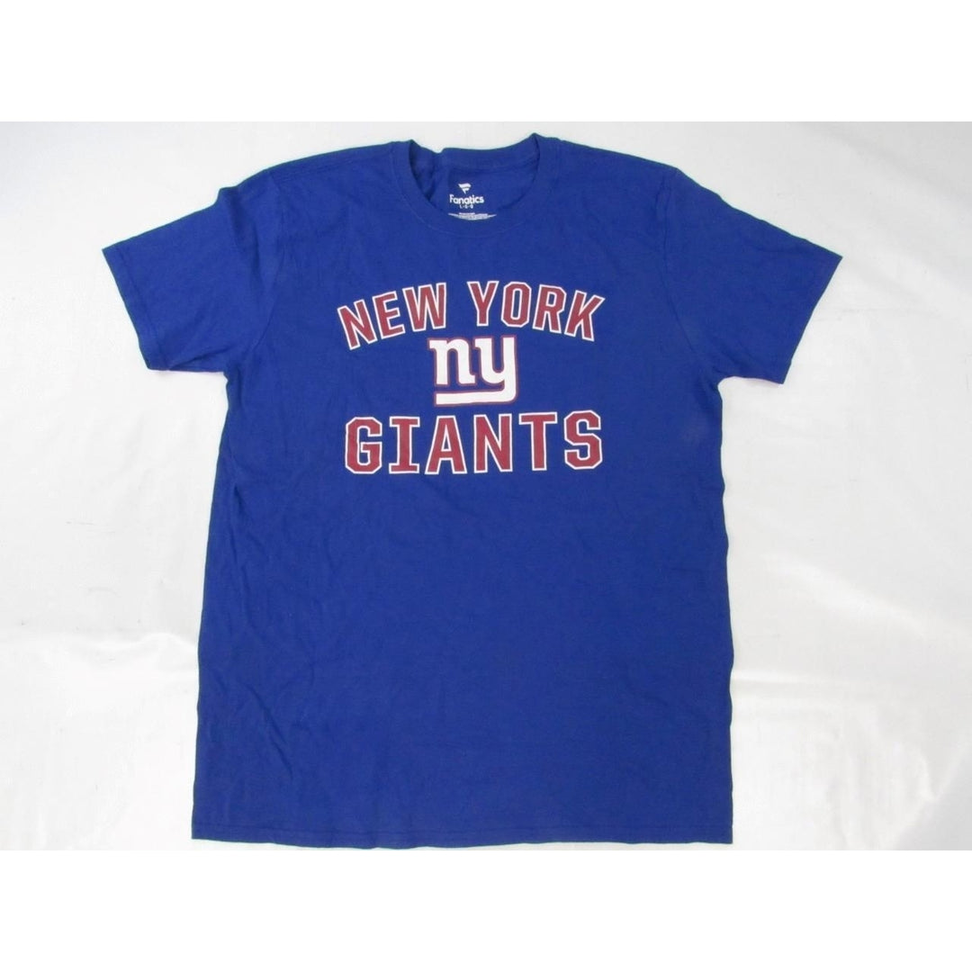 York Giants NY Mens Size L Large Blue Shirt Image 1