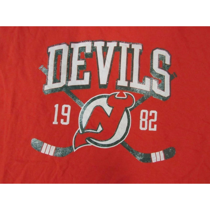 Jersey Devils Hockey Est 1982 Mens Size 3XLB 3XLarge-Big Red Shirt Image 3