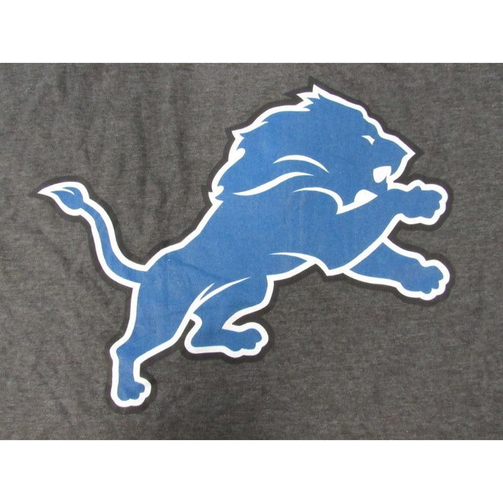 Detroit Lions Mens Size XL XLarge Dark Gray Shirt Image 3