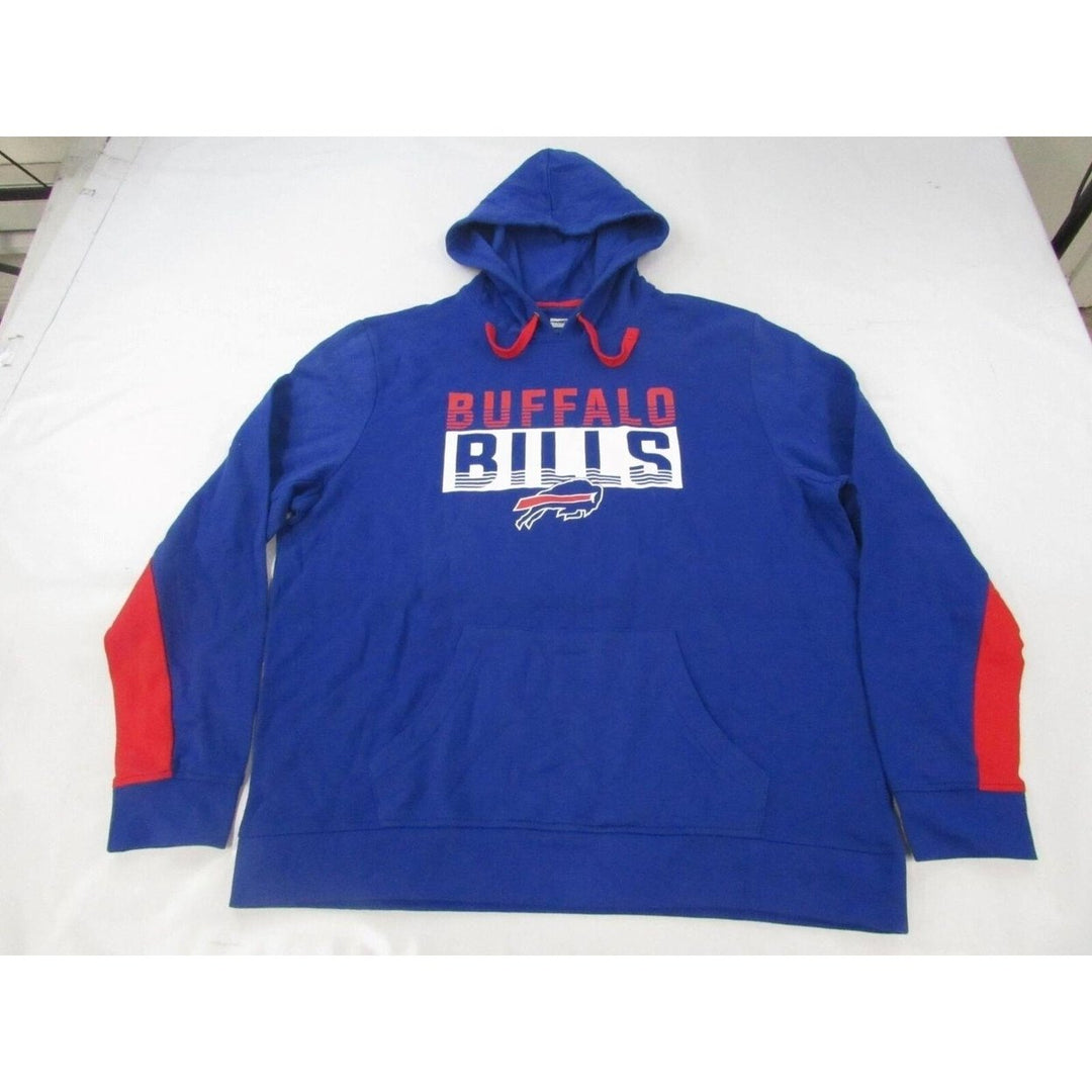 Buffalo Bills Mens Size XL XLarge Blue Lightweight Hoodie Image 1