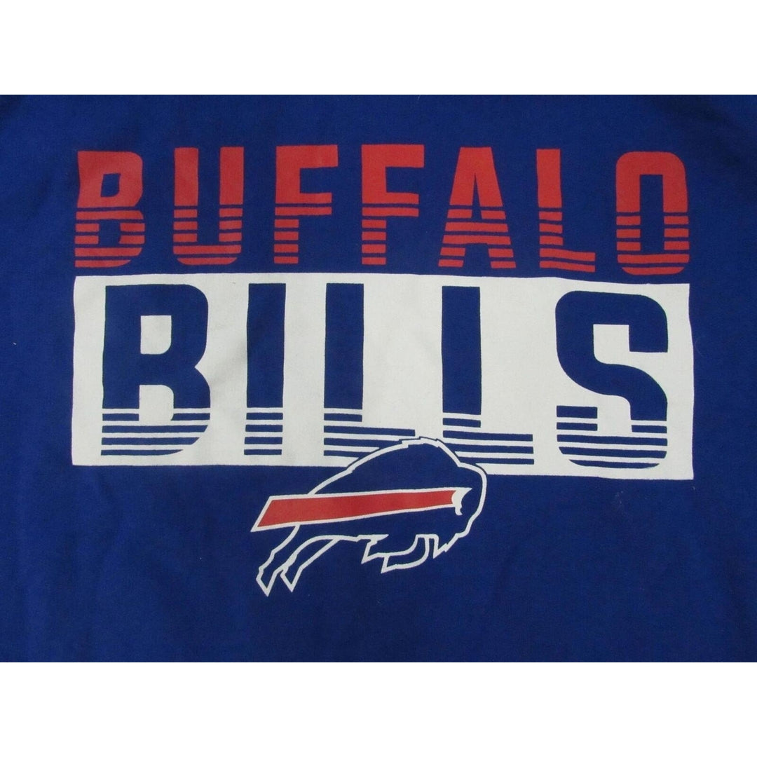 Buffalo Bills Mens Size XL XLarge Blue Lightweight Hoodie Image 3