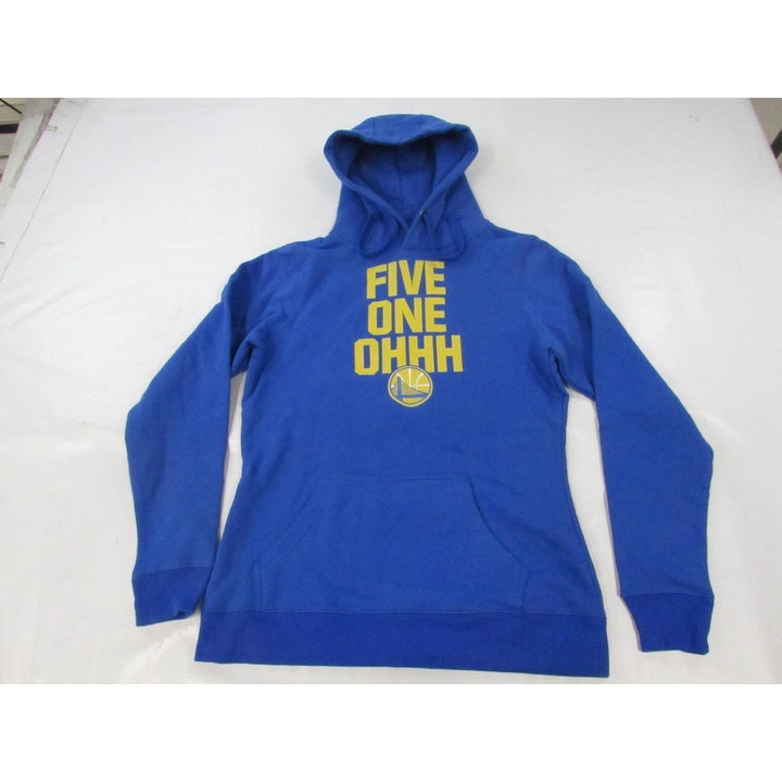 Golden State Warriors "Five One Ohhh" Womens Size M Medium Blue Hoodie Image 1