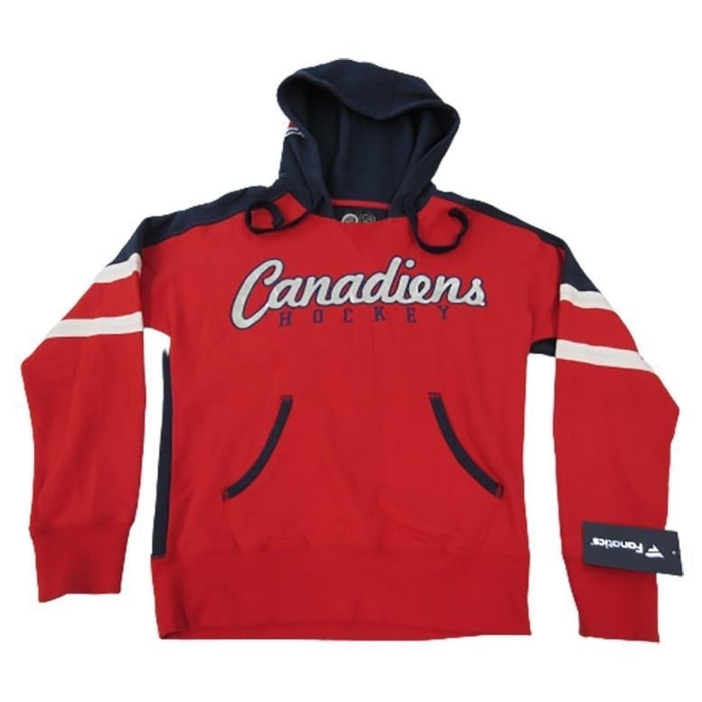 Montreal Canadiens Mens Size 2XL 2XLarge Red Hoodie Image 1