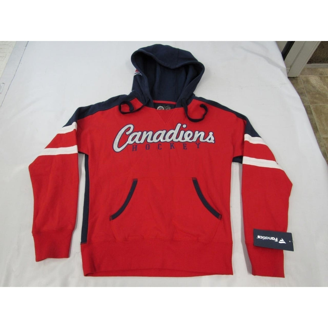 Montreal Canadiens Mens Size 2XL 2XLarge Red Hoodie Image 4