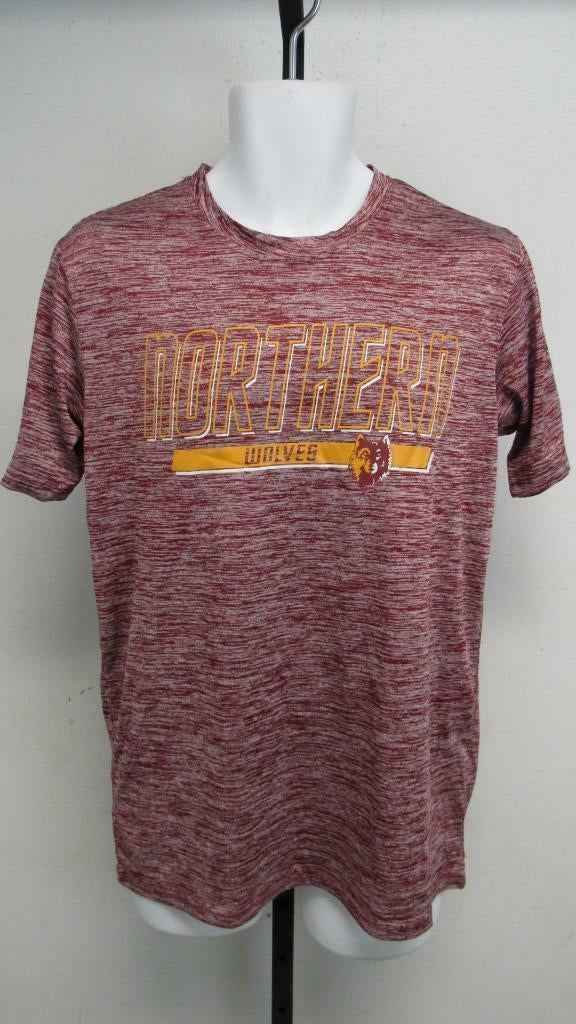 Northern State Wolves Mens Size M Medium Red Russell Athletic Shirt Image 1