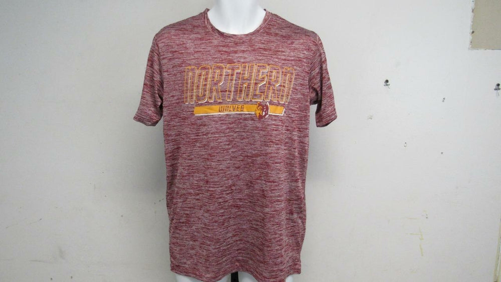 Northern State Wolves Mens Size M Medium Red Russell Athletic Shirt Image 2