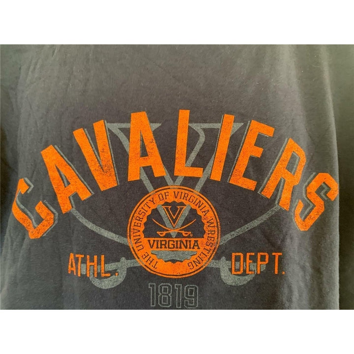 Virgina Cavaliers Mens Size L Large Blue Shirt Image 2