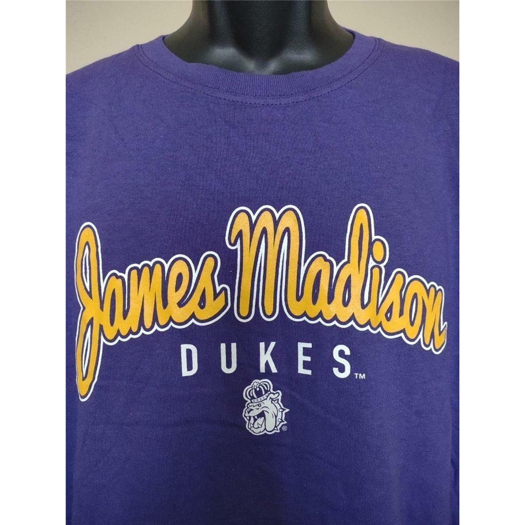 James Madison Dukes Mens Size L Large Purple J. America Shirt Image 2