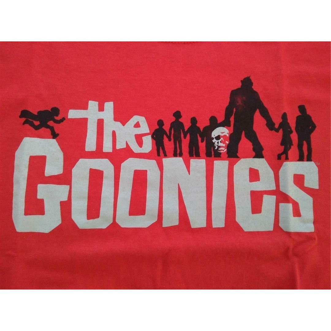 Minor Flaw The Goonies Mens Size S Small Red Shirt Image 2