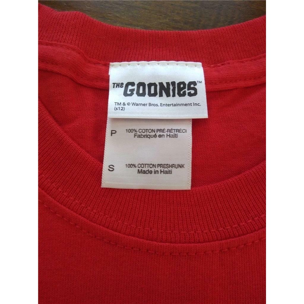 Minor Flaw The Goonies Mens Size S Small Red Shirt Image 4