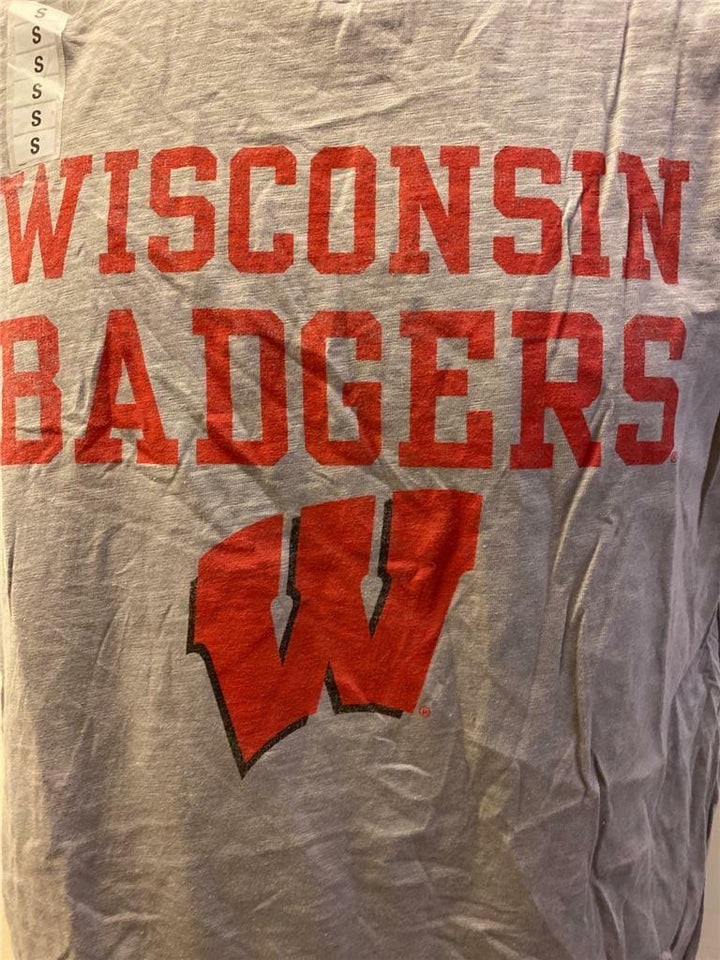 Minor Flaw Wisconsin Badgers Mens Size S Small Gray Shirt Image 3