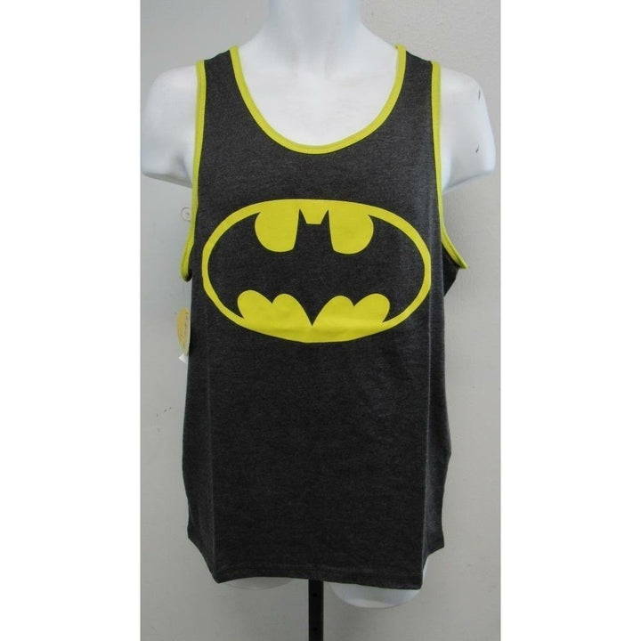 Batman Licensed Mens Size M Medium Black Tank Top Shirt Image 4