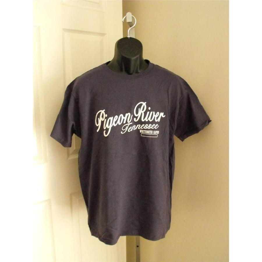 Pigeon River Tennessee Mens Large T-Shirt by J. America Image 1