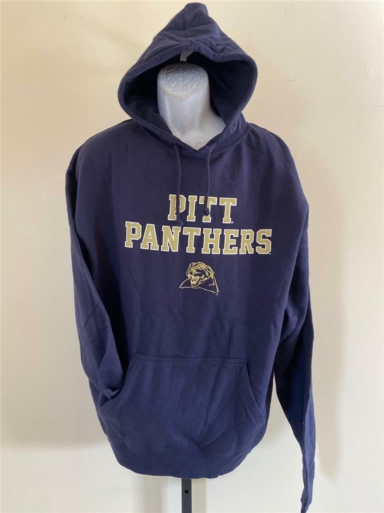 Pittsburgh Panthers Mens Size XL Blue Hoodie Image 1