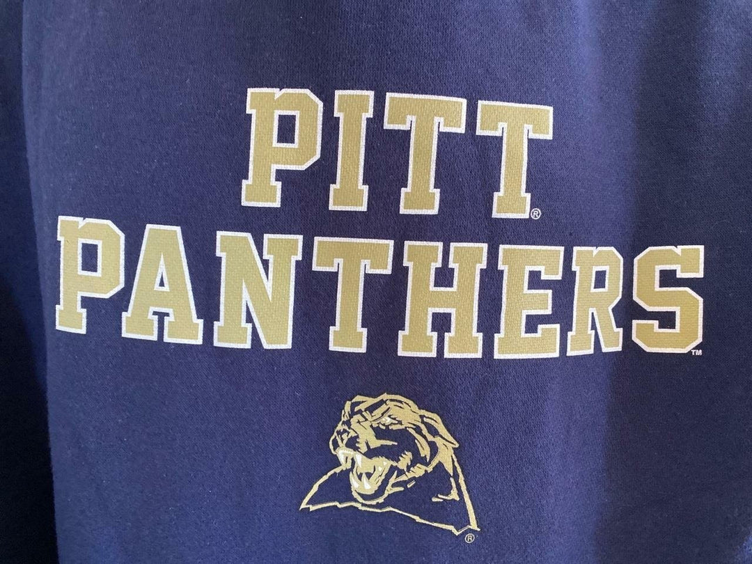 Pittsburgh Panthers Mens Size XL Blue Hoodie Image 3