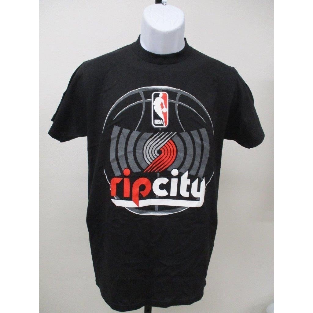 Portland Trail Blazers Adult Mens Size S Small Black Shirt MSRP 22 Image 1