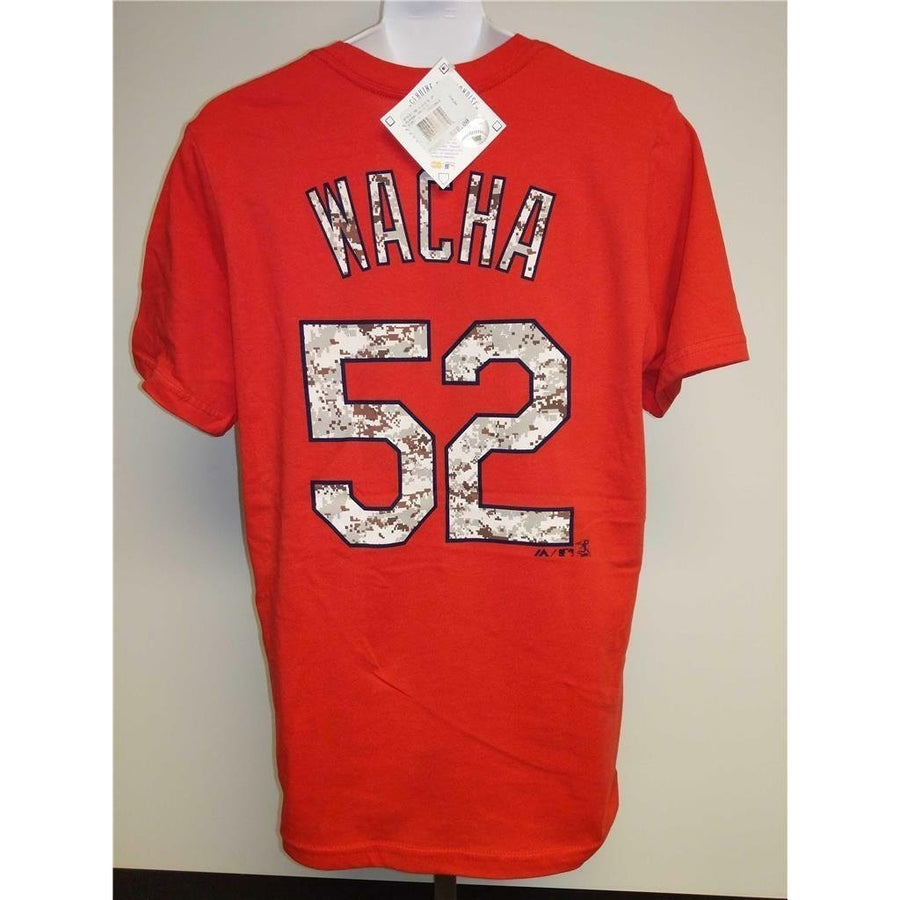 Michael Wacha 52 St Louis Cardinals Red/Camo YOUTH L Large 14/16 Shirt 22 Image 1