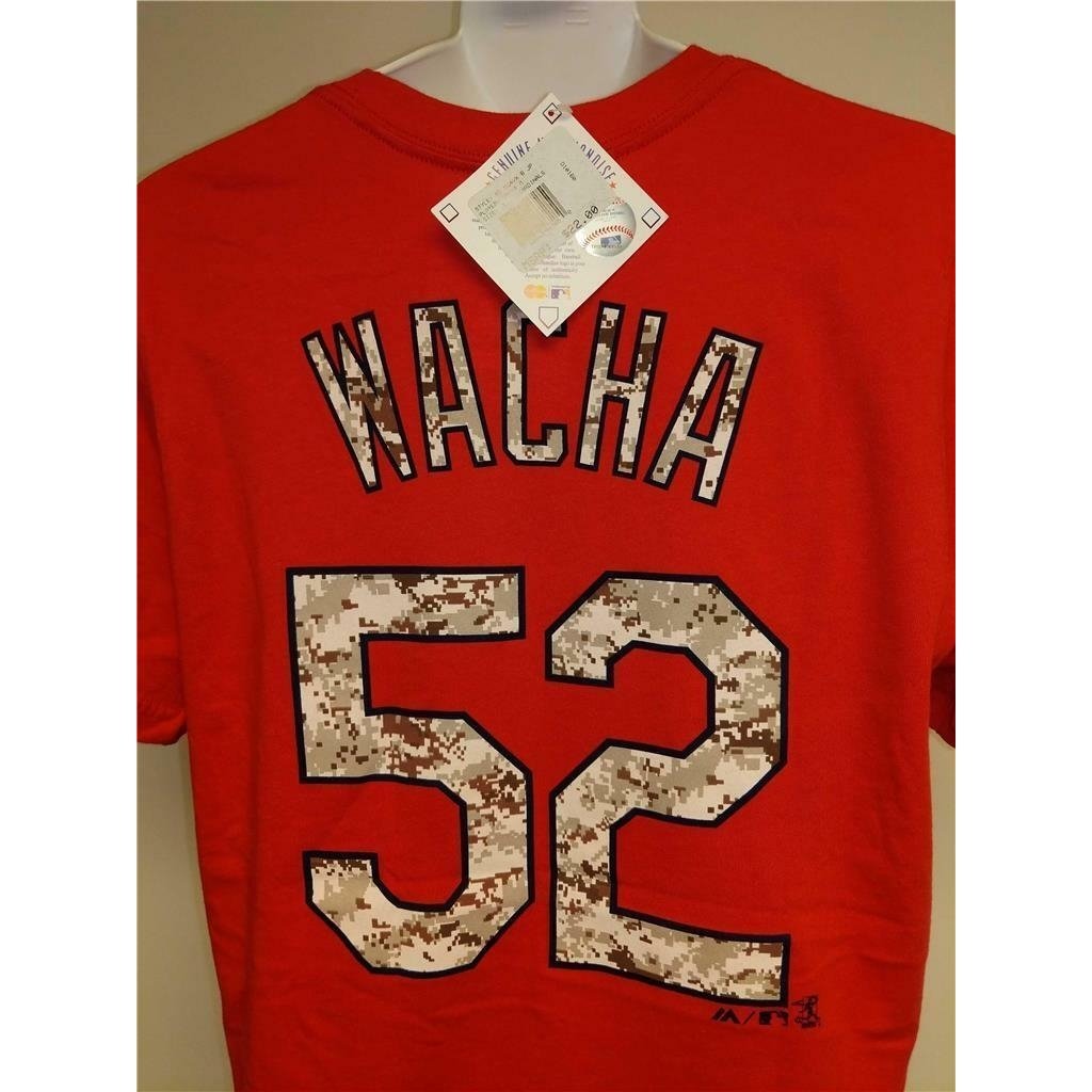 Michael Wacha 52 St Louis Cardinals Red/Camo YOUTH L Large 14/16 Shirt 22 Image 3