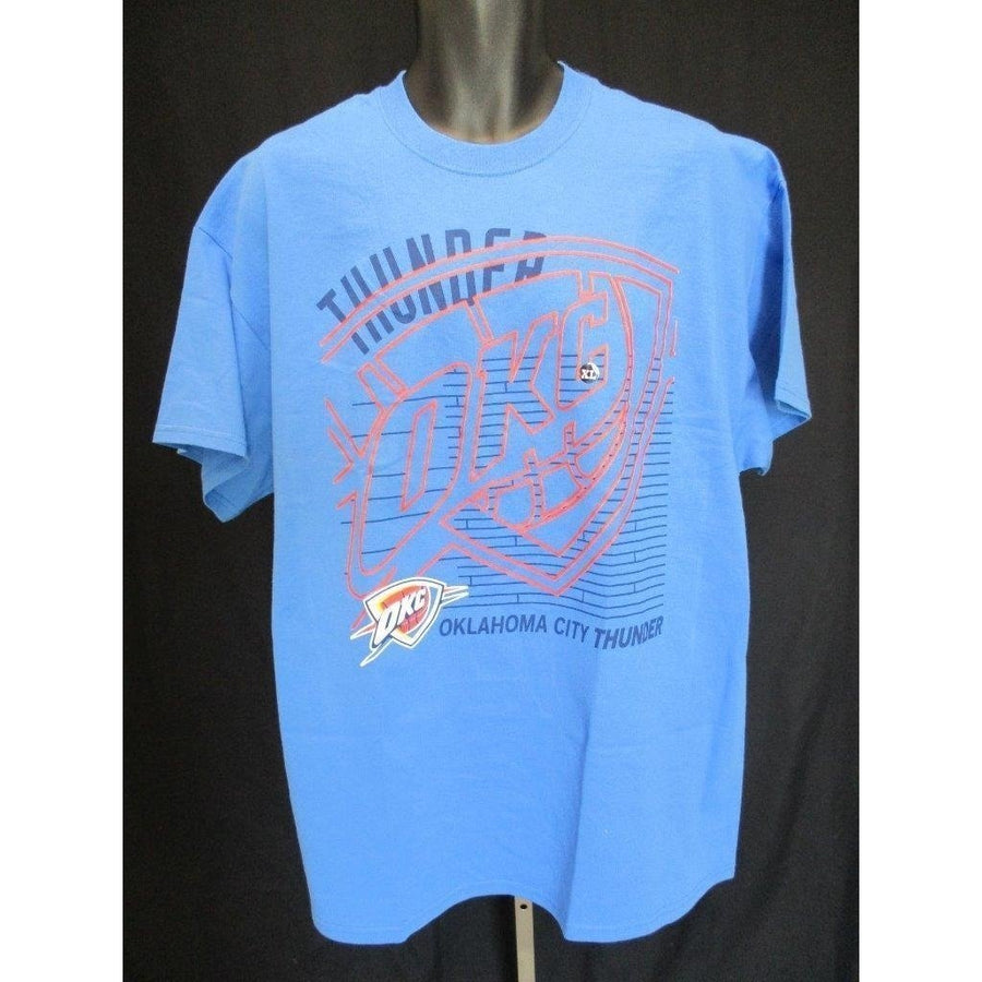 Oklahoma Thunder Mens Size M Medium Blue Shirt MSRP 22 Image 1