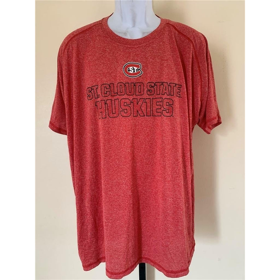 St. Cloud State Huskies Mens Size 2XL Red Rivalry Threads Athletic Shirt Image 1