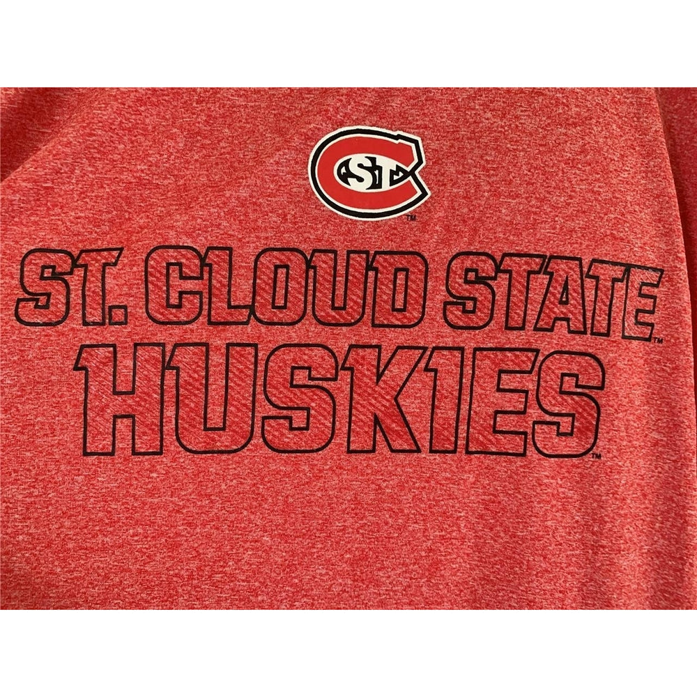 St. Cloud State Huskies Mens Size 2XL Red Rivalry Threads Athletic Shirt Image 2