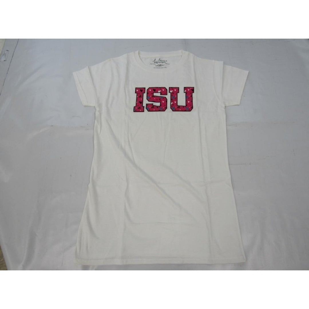 Illinois State University Womens Size M Medium White Shirt Image 1