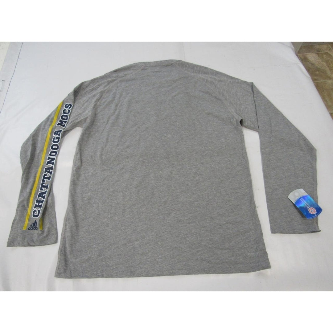 Tennessee Chattanooga Mocs Mens Size L Large Gray Adidas Long Sleeve Shirt Image 4