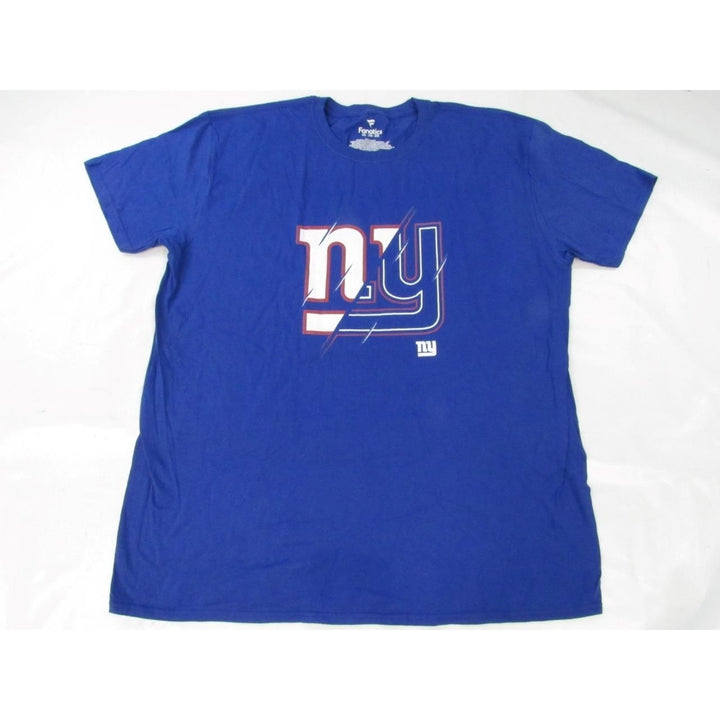 York Giants NY Mens Size 2XL 2XLarge Blue Shirt Image 1