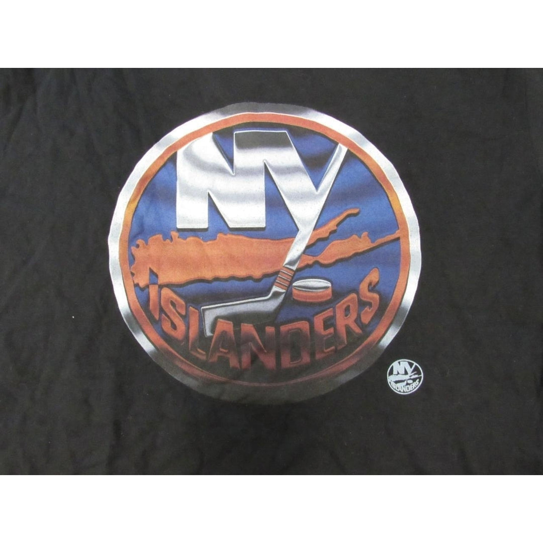 York Islanders Mens Size M Medium Black Shirt Image 3