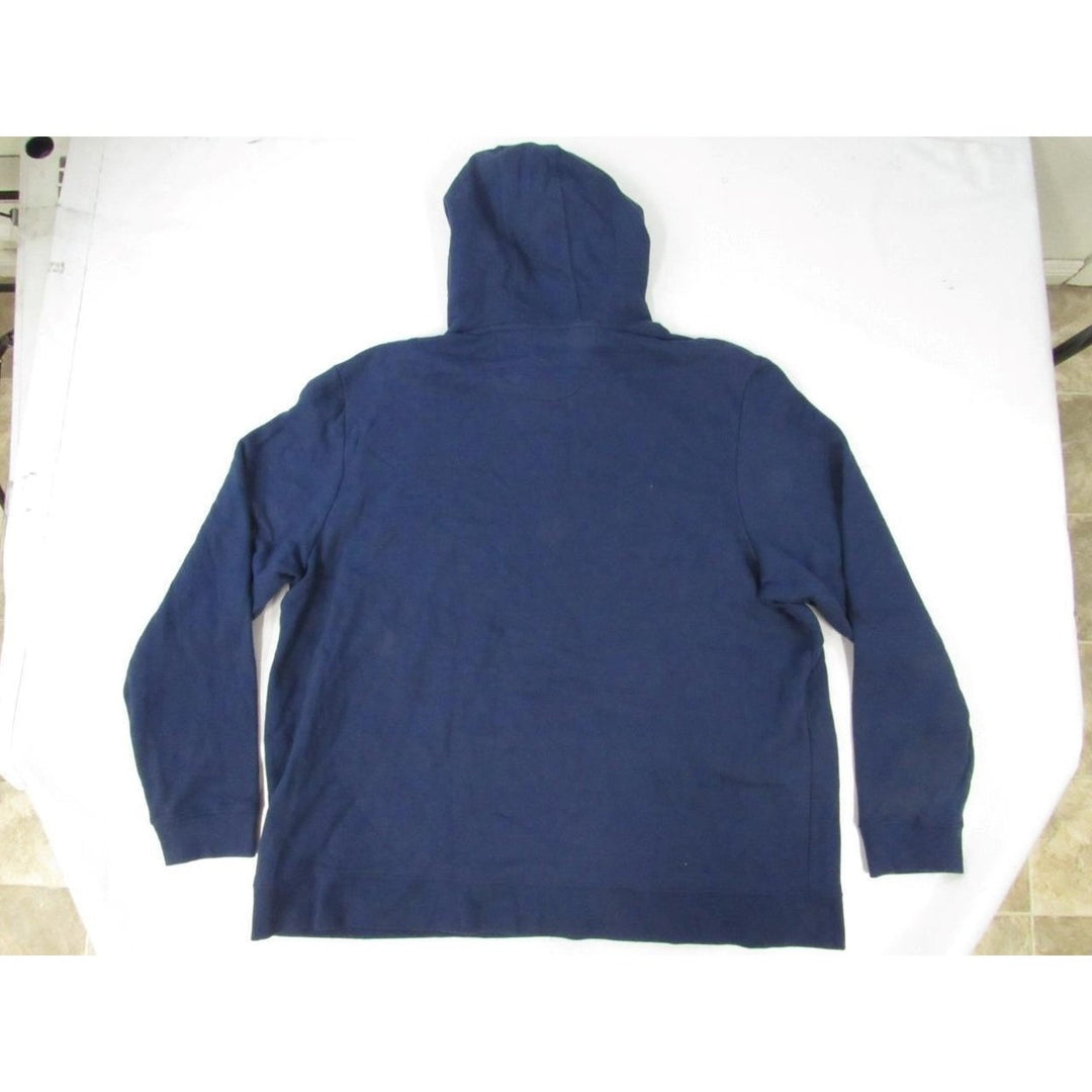 Duquesne Dukes Mens Size 4XL 4XLarge Navy Blue Hoodie Image 2