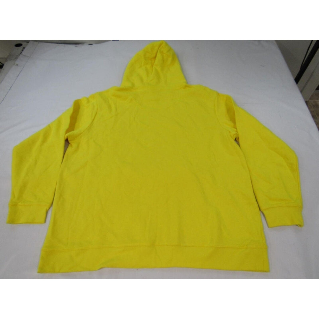 LSU Tigers Football Mens Size 2XL 2XLarge Yellow Hoodie Image 2