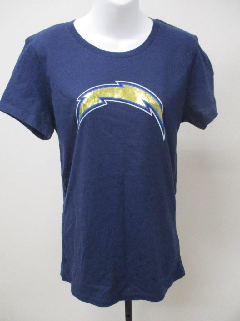 Los Angeles Chargers Womens Size L Large Blue Shirt MSRP 28 Image 1