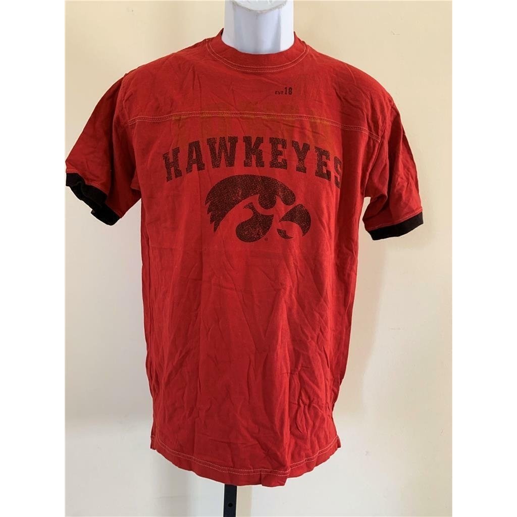 Iowa Hawkeyes Mens Size M Medium Red J America Shirt Image 1