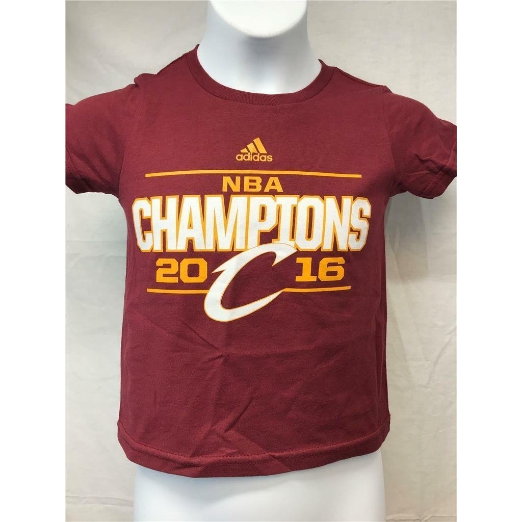 Cleveland Cavaliers Champs 2016 Kids Size 3T Maroon Adidas Shirt Image 1