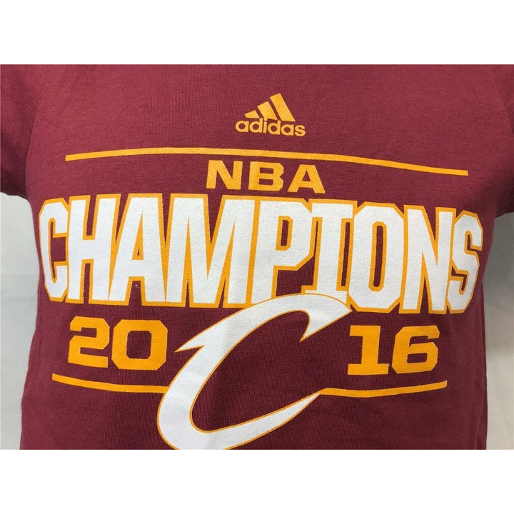 Cleveland Cavaliers Champs 2016 Kids Size 3T Maroon Adidas Shirt Image 2