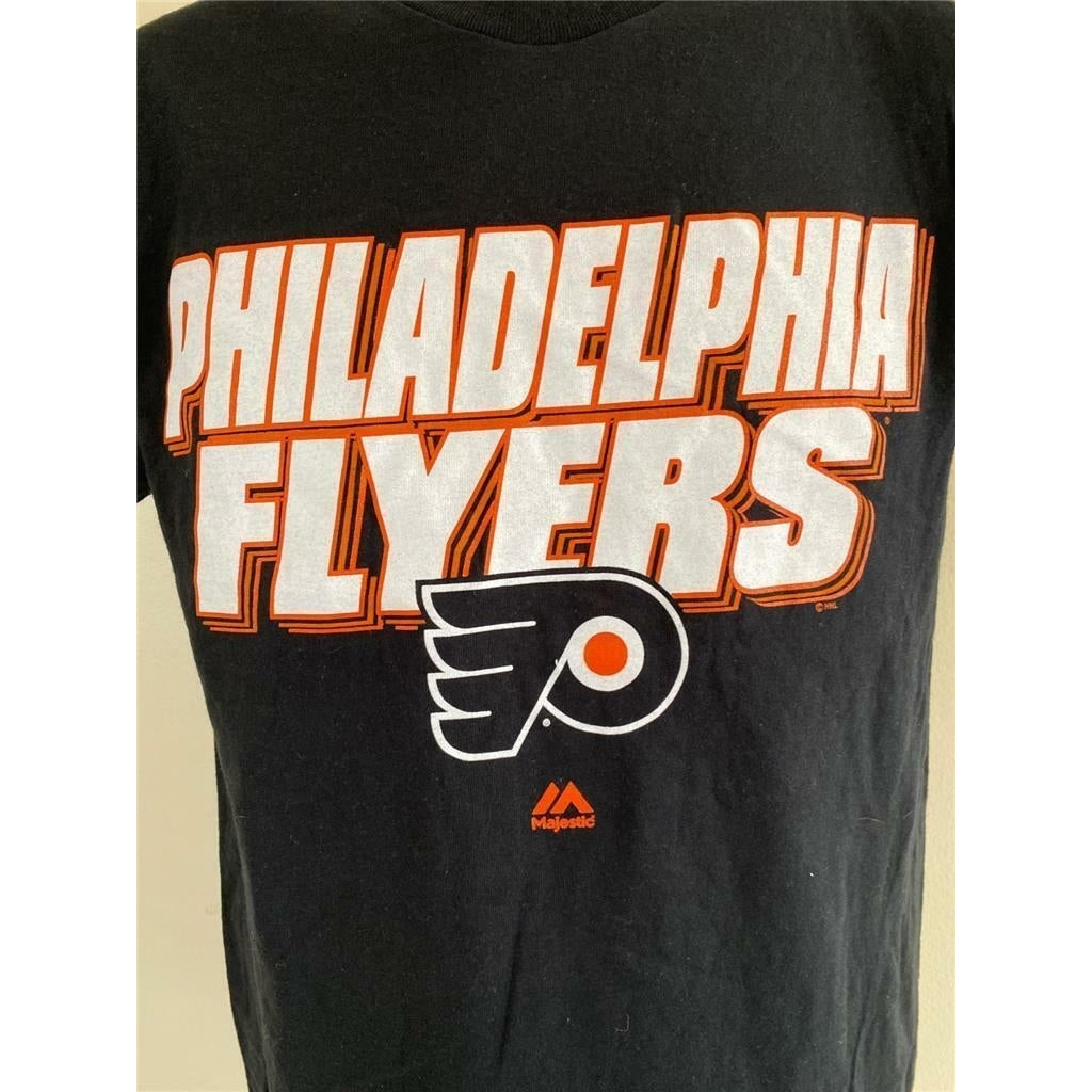 Philadelphia Flyers Mens Size S Small Black Shirt Image 3